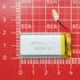 باتری لیتیوم پلیمر 3.7v ظرفیت 500mAh کد 402040