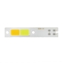 چیپ COB LED هدلایت 15W پایه H4 دو رنگ سفید - زرد