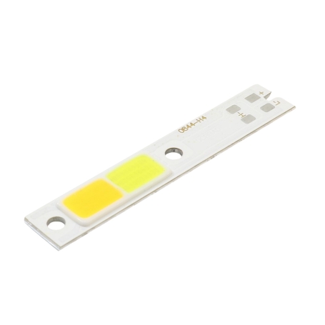 چیپ COB LED هدلایت 15W پایه H4 دو رنگ سفید - زرد