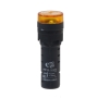 چراغ سیگنال بازردار AC220V نارنجی گرد مدل AD16-16SM