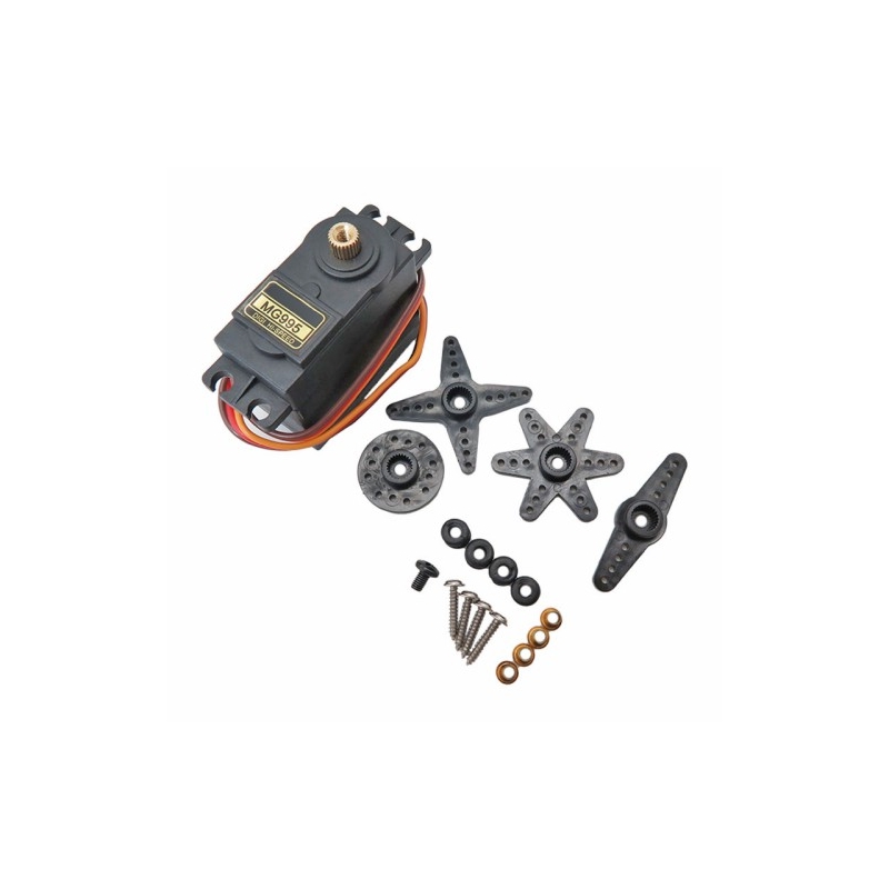 سروو موتور دنده فلزی MG995 توان 13 کیلو - 360 درجه