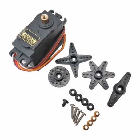 سروو موتور دنده فلزی MG995 توان 13 کیلو - 360 درجه