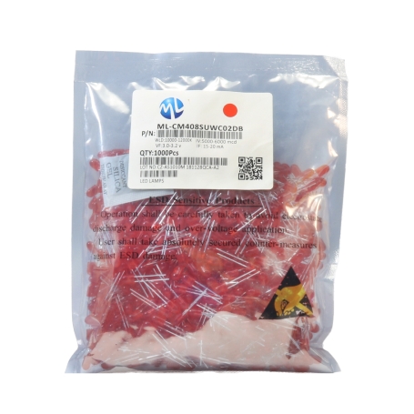 LED اوال قرمز 5mm تابلو روانی مارک ML 