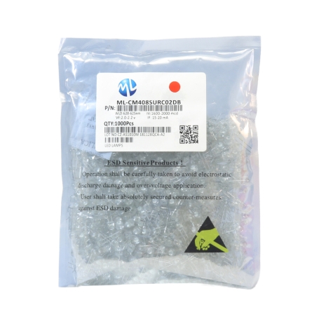 LED کلاهی چیپ بزرگ قرمز 5mm مارک ML 