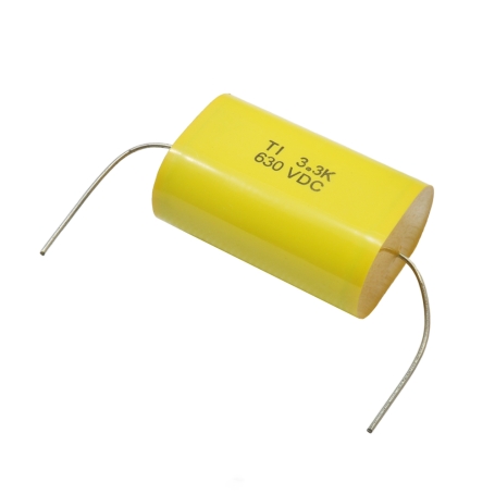 خازن پروپیلن صوتی 3.3uF / 630V آکسیال