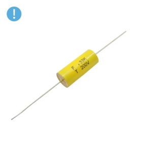 خازن پروپیلن صوتی 330nF / 200V آکسیال (OXO)