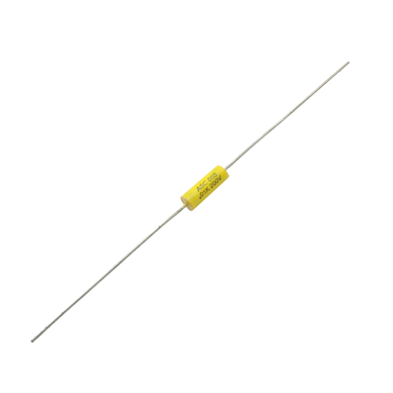 خازن پروپیلن صوتی 10nF / 200V آکسیال