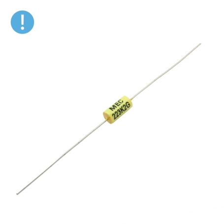 خازن پروپیلن صوتی 22nF / 250V آکسیال (OXO)