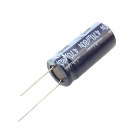 خازن الکترولیتی 470uF / 80V ژاپنی مارک NICHICON خازن الکت