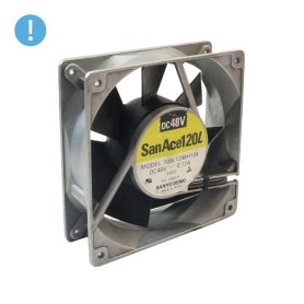 فن 48V سایز 12x12 ضخامت 3.8cm ژاپنی مدل 109L1248H104 مارک Sanyo Denki