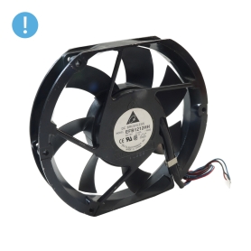 جت فن صنعتی 12V سایز 17x15cm ضخامت 2.5cm مدل EFB1212HH مارک DELTA
