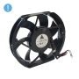جت فن صنعتی 12V سایز 17x15cm ضخامت 2.5cm مدل EFB1212HH مارک DELTA