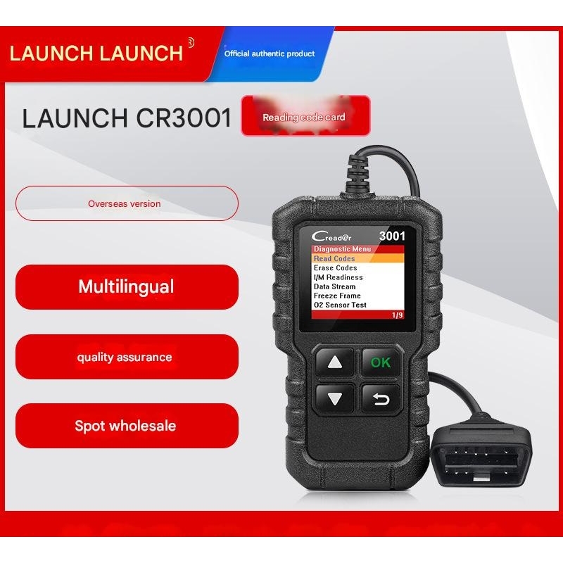 دستگاه دیاگ خودرو OBD II / EOBD + CAN مدل CR3001 مارک LAUNCH