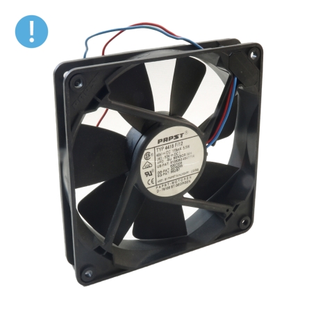 فن براشلس 12V سایز 12x12cm ضخامت 2.5cm مدل 4418F مارک PAPST
