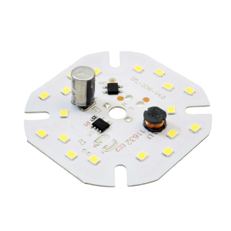 LED DOB سفید مهتابی 220VAC 20W سایز 59x59mm