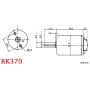 موتور DC 12V جانسون سایز 30x24mm مدل RK-370