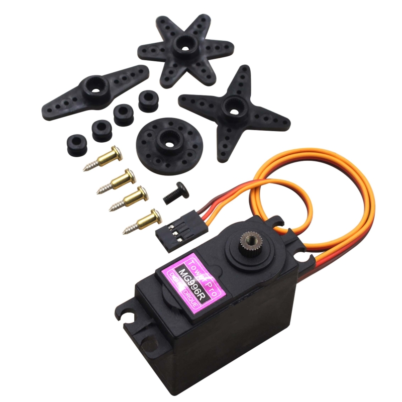 سروو موتور دیجیتال MG996R دنده پلاستیکی 180 درجه
