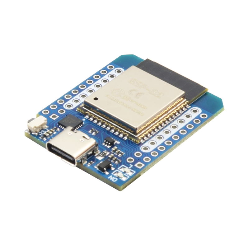 برد WeMos mini D1 با هسته ESP-32 دارای بلوتوث و وایفای داخلی با ورودی USB Type-C