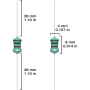 سلف مقاومتی 100uH 0.5W