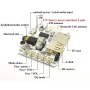 ماژول گیرنده بلوتوث صوتی TEL0108 با قابلیت پخش آهنگ از USB و TF-Card دارای میکروفن و IR Receiver