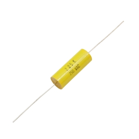 خازن پروپیلن صوتی 2.2uF / 250V آکسیال خازن پروپیلن صوتی 2.2uF / 250V آکسیال