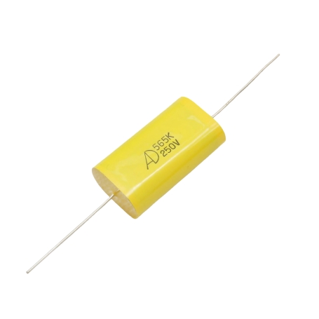 خازن پروپیلن صوتی 5.6uF / 250V آکسیال مارک AD Electronics