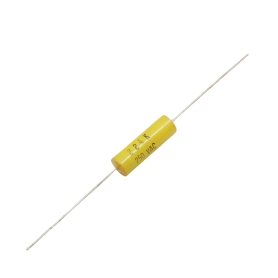 خازن پروپیلن صوتی 220nF / 250V آکسیال خازن پروپیلن صوتی 220nF / 250V آکسیال