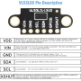 ماژول فاصله سنج لیزری VL53L0X GY-53 محصول CJMCU