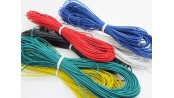 سیم افشان سایز AWG-26A صورتی - 10 متری