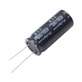خازن الکترولیتی 180uF / 450V ژاپنی مارک RUBYCON خازن الکت