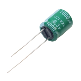 خازن الکترولیتی 1000uF / 6.3V ژاپنی مارک NIPPON خازن الکت