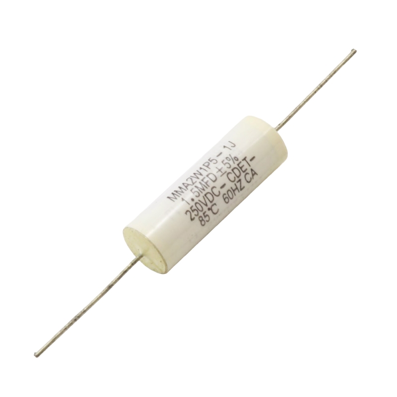 خازن پروپیلن 1.5uF / 250V آکسیال آمریکایی سری MMA مارک CDE