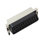 کانکتور SCART مادگی 21 پین روبردی دارای هولدر فلزی