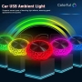 چراغ USB LED اتمسفر لایت قرمز
