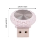 چراغ USB LED اتمسفر لایت قرمز