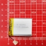 باتری لیتیوم پلیمر 3.7v ظرفیت 2000mAh کد 803443