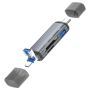 ریدر و هاب چندکاره USB با ورودی Type-C و Micro USB و USB