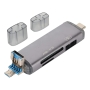 ریدر و هاب چندکاره USB با ورودی Type-C و Micro USB و USB
