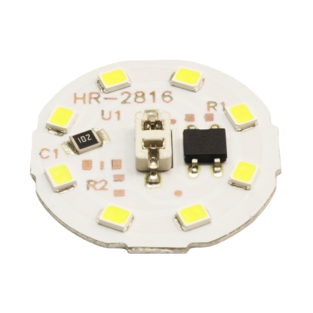 LED DOB سفید مهتابی 220VAC 5W گرد قطر 28mm سوکت دار