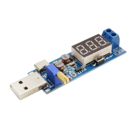 ماژول مبدل DC-DC کاهنده و افزاینده با ورودی USB وType-C مدل HW-132
