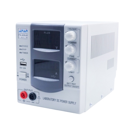 منبع تغذیه دیجیتال 0 تا 40 ولت 5 آمپر آداک ADAK مدل PS-405U2