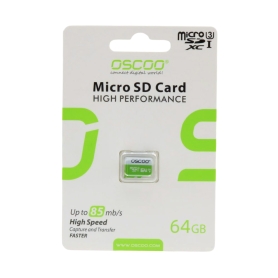 کارت حافظه MicroSDXC مدل UHS-I U1 V10 مارک OSCOO ظرفیت 64 گیگابایت