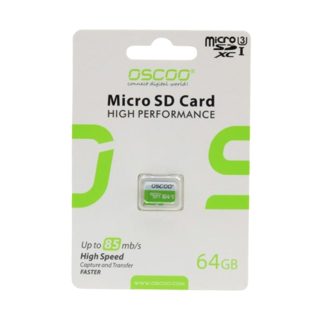 کارت حافظه MicroSDXC مدل UHS-I U1 V10 مارک OSCOO ظرفیت 64 گیگابایت