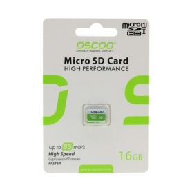 کارت حافظه MicroSDXC مدل UHS-I U1 V10 مارک OSCOO ظرفیت 16 گیگابایت