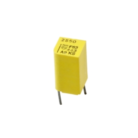 خازن پلی استر (استایرن) 2.55nF / 63V سری 443 مارک PHILIPS
