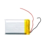 باتری لیتیوم پلیمر 3.7v ظرفیت 700mAh کد 602540