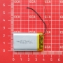 باتری لیتیوم پلیمر 3.7v ظرفیت 700mAh کد 602540
