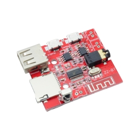 ماژول آمپلی فایر 2X3W بلوتوث دار ZZ-BT با قابلیت پخش آهنگ از USB و TF-Card به همراه ریموت کنترل