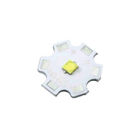 LED CREE سفید مهتابی 3.6V-3W به همراه هیت سینک