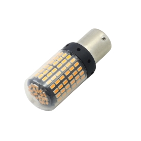 لامپ LED خودرویی 144 تایی 1156 (BA15S) تک کنتاکت 21W نارنجی